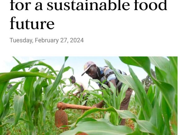 Embrace new breeding techniques for a sustainable food future